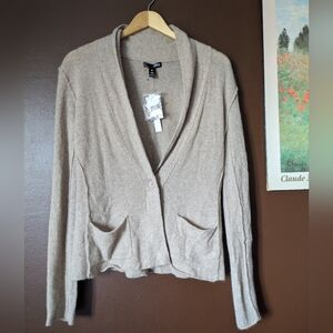 NWT Aqua Pure Cashmere Cardigan